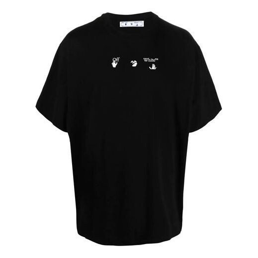 

Футболка marker over tee 'black/white' Off-White, черный