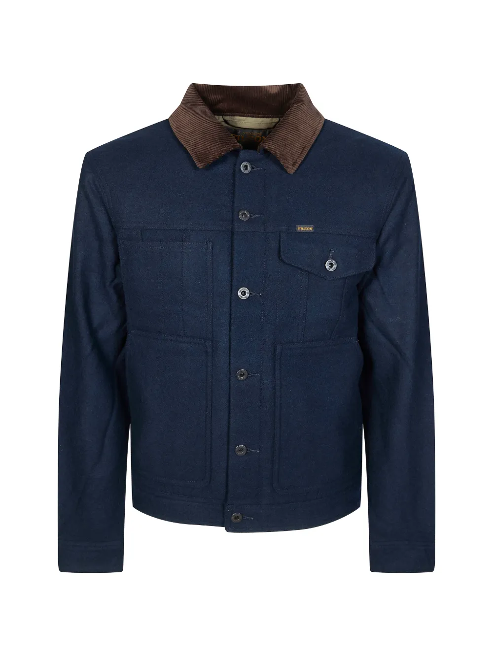 

Куртка-рубашка Spokane с воротником из вельвета Filson, синий