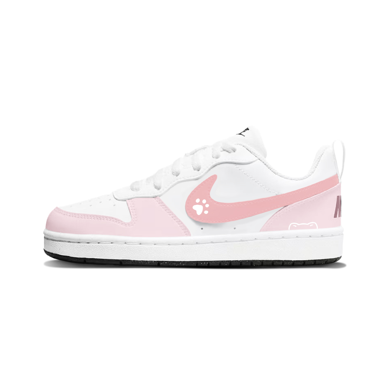 

Nike Court Borough нескользкие устойчивые к истиранию низкие скейтерские кроссовки pink детские
