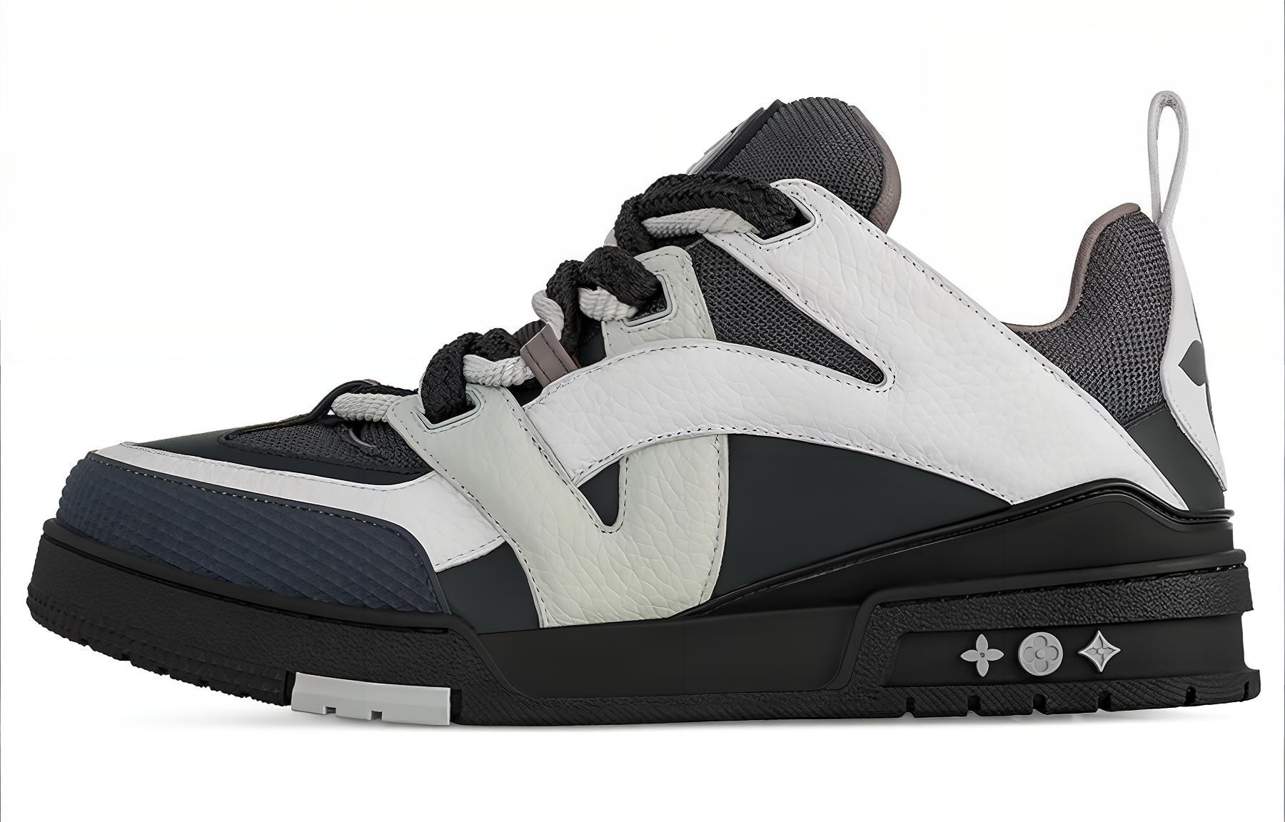 

LOUIS VUITTON Низкие мужские кроссовки для скейтбординга, коричневые, белые