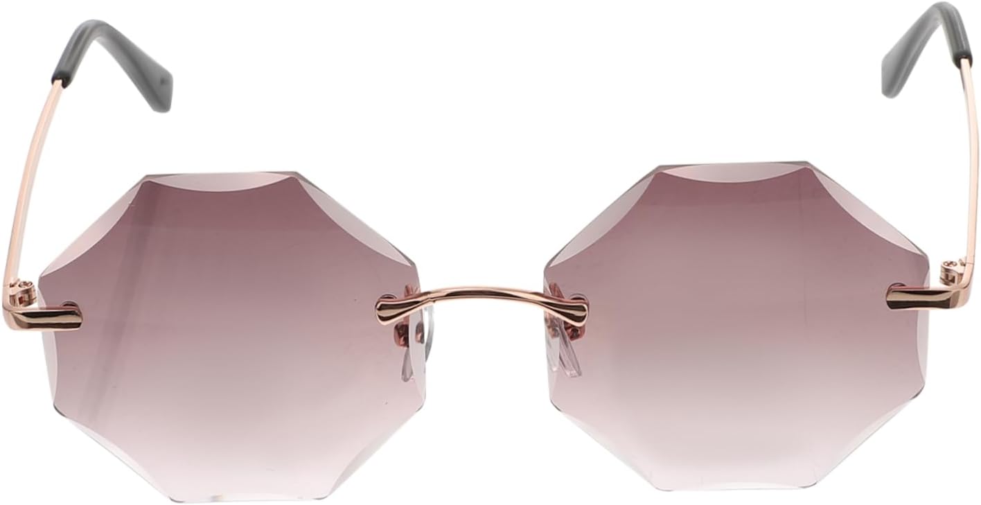 

Солнцезащитные очки без оправы, очки в форме звезды, солнцезащитные очки в форме пламени, женские солнцезащитные очки, модные солнцезащитные очки для женщин, забавные облачные очки CALLARON, Lavender