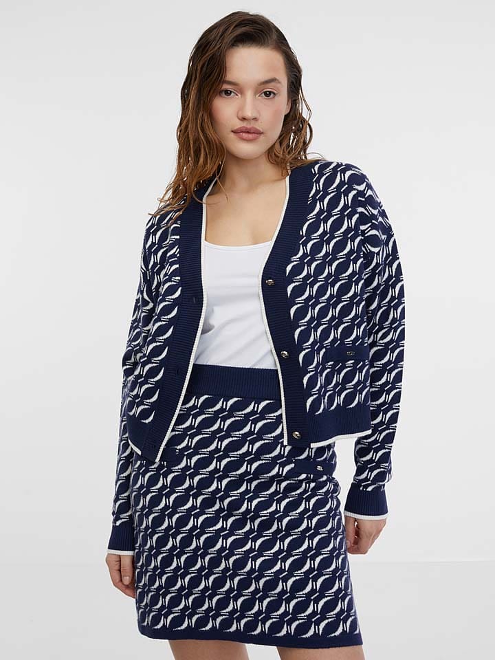 

Orsay Кардиган темно-синего/белого цвета