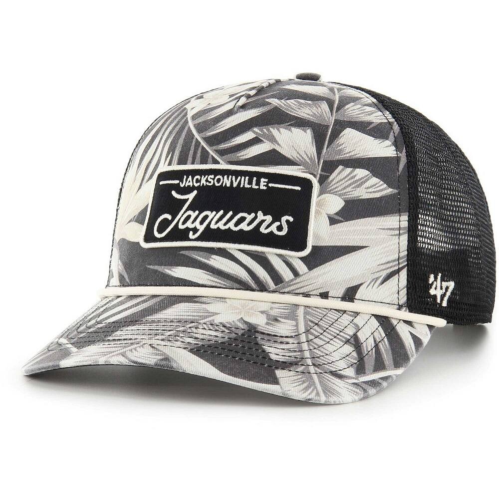 

Мужская регулируемая кепка черного цвета Jacksonville Jaguars Tropicalia Hitch Trucker '47, цвет Jag Black