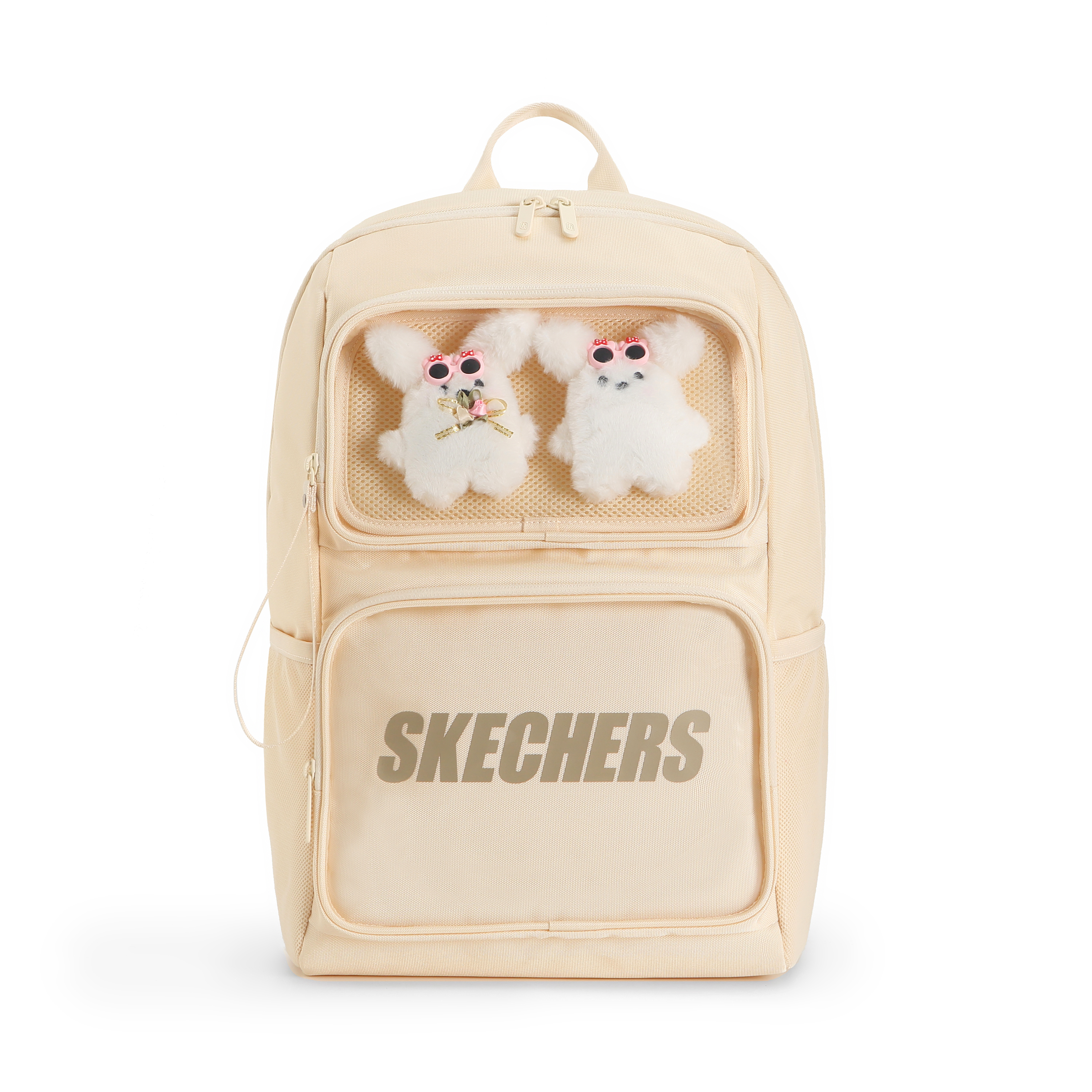 

Skechers Лёгкий и универсальный рюкзак обычный унисекс светло-песочный жёлтый, Light Sand Yellow+Flight Rabbit