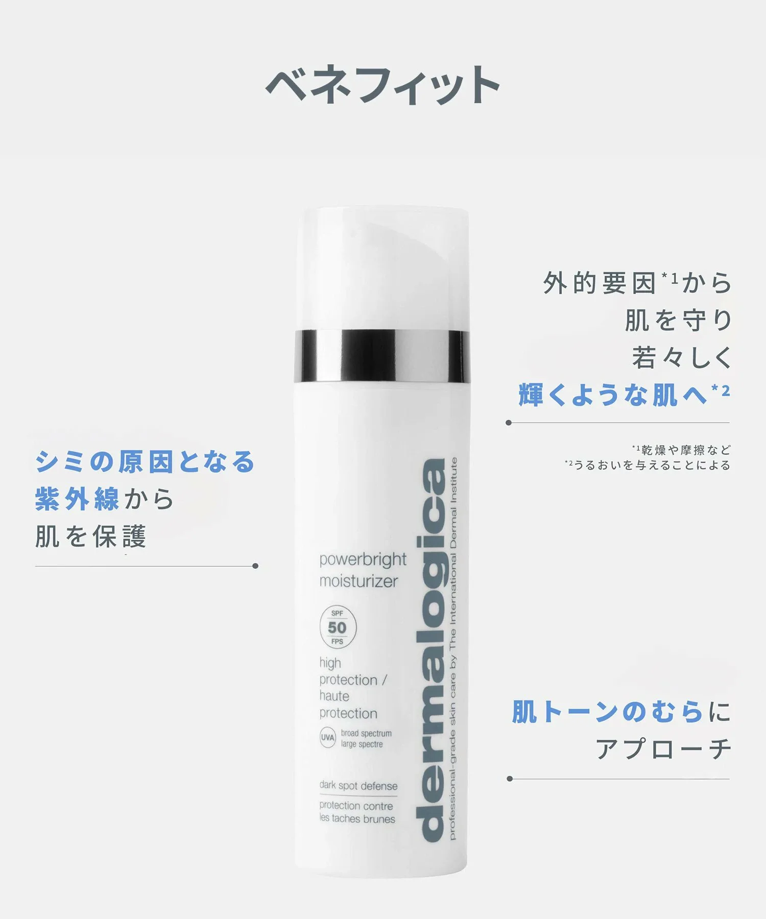 Увлажняющий крем (U)P-Bright SPF50 (солнцезащитный фильтр с ниацинамидом, защита от УФ-излучения, увлажняющая эмульсия, защита от УФ-излучения, солнцезащитный крем, защита от УФ-излучения) Dermalogica, ONE — фото 3