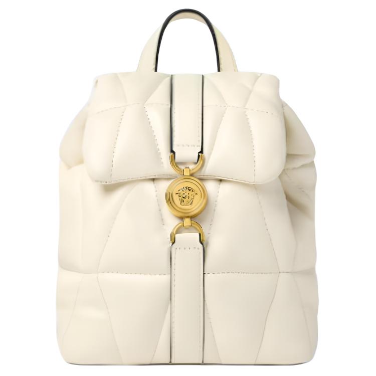 

VERSACE Рюкзак Kleio Sheepskin Mini Women's White Gold