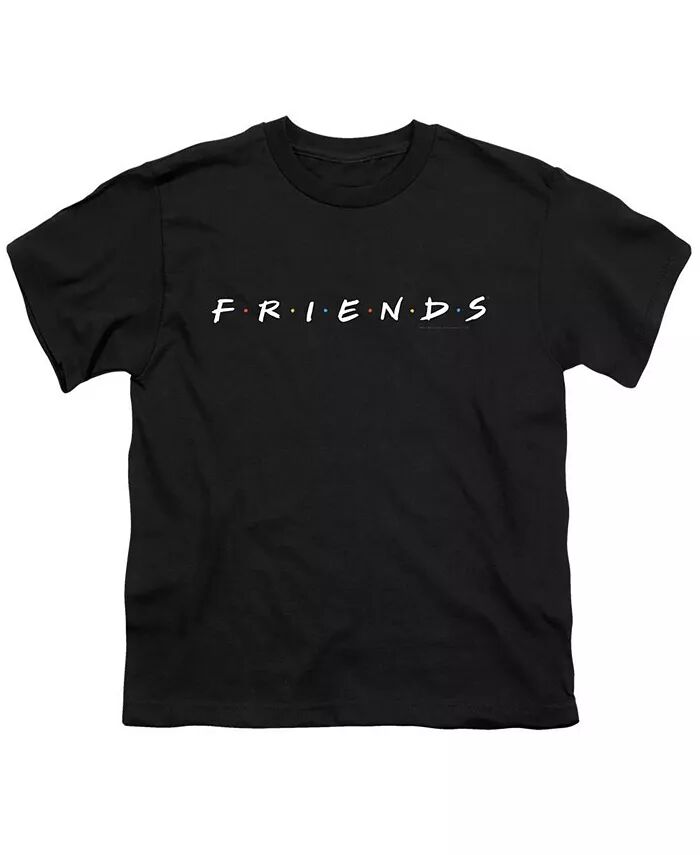 

Футболка с коротким рукавом и логотипом для мальчиков Friends, черный