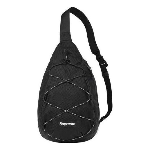 

Сумка sling bag 'black white' Supreme, черный