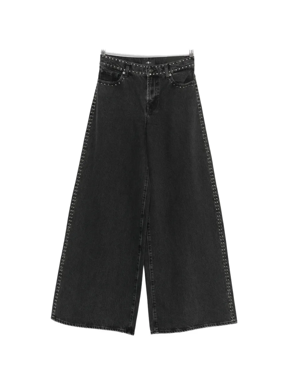 

Джинсы Marie клеш с заклепками 7 For All Mankind, серый