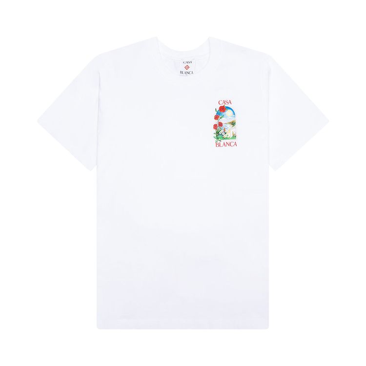 

Футболка Casablanca La Days Printed T-Shirt 'White', белый