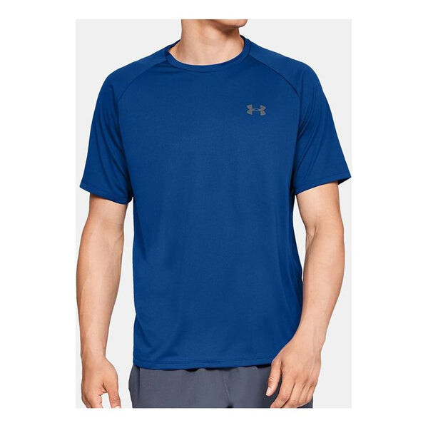 

Футболка men's tech 2.0 short sleeve sports tops blue Under Armour, синий