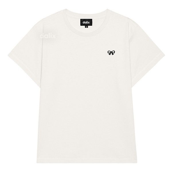 

Женская футболка с бантом, легкая, с высокой талией Dalix, Vintage White, Белый, Женская футболка с бантом, легкая, с высокой талией Dalix, Vintage White