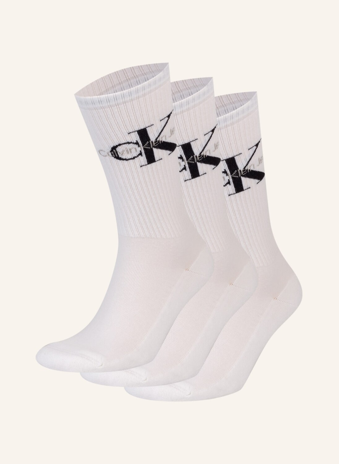 

3 упаковки носков Calvin Klein, белый