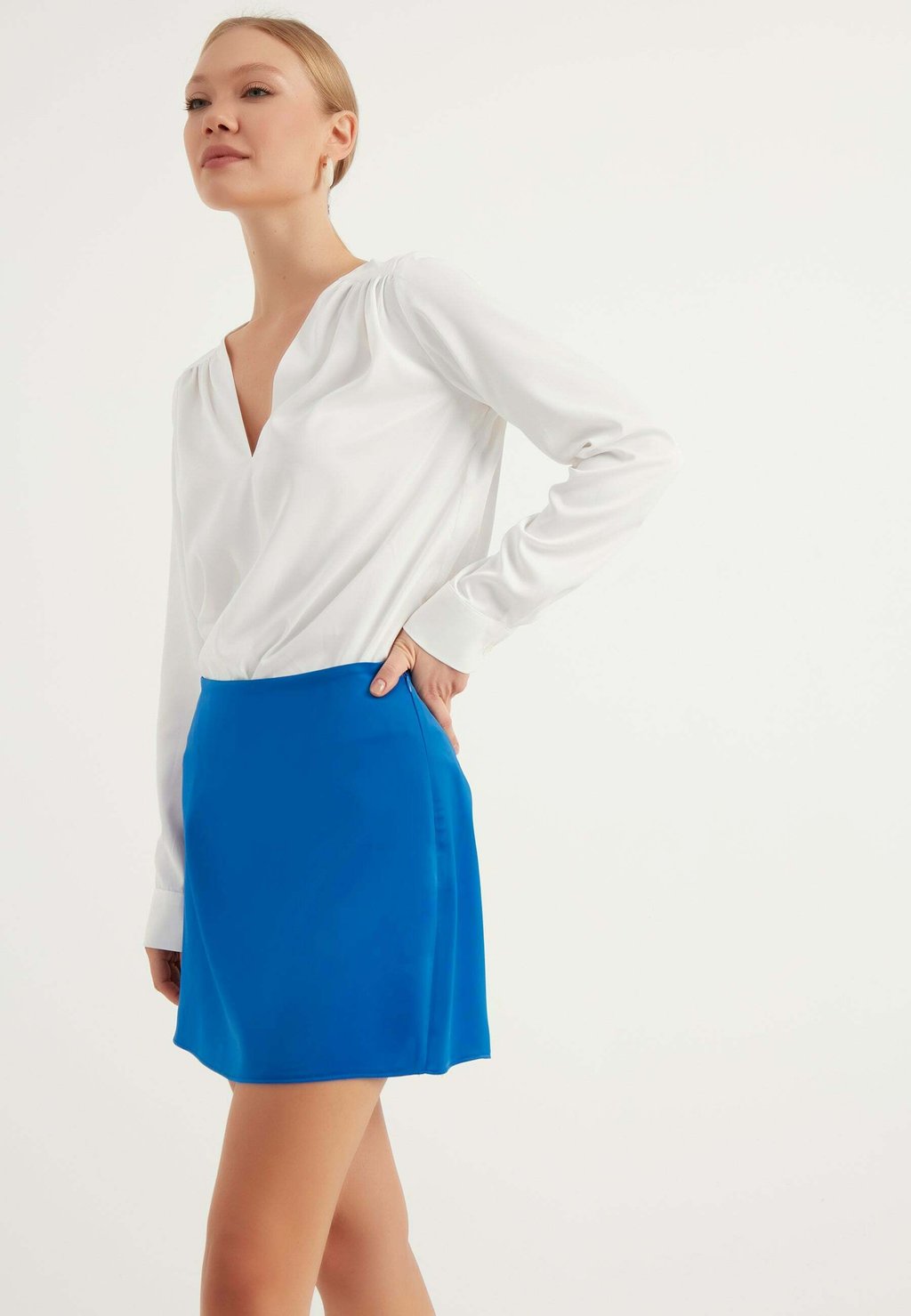 

Мини-юбка A-line skirt Herita, темно-синий