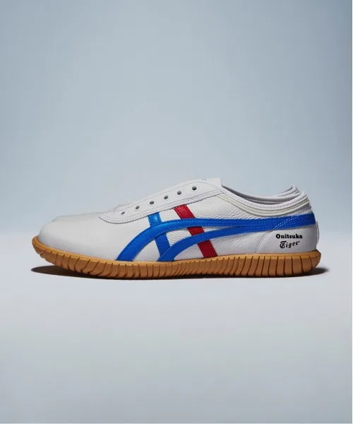 Унисекс слипоны из натуральной кожи Onitsuka Tiger TSUNAHIKI SLIP-ON белые