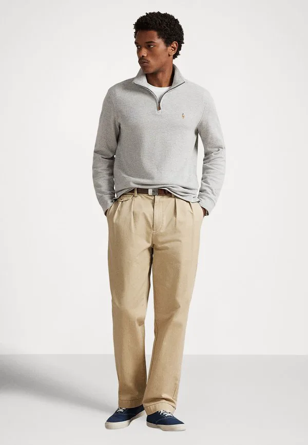 Свитер estaterib с застежкой-молнией до четверти длины Polo Ralph Lauren, Andover Heather — фото 2