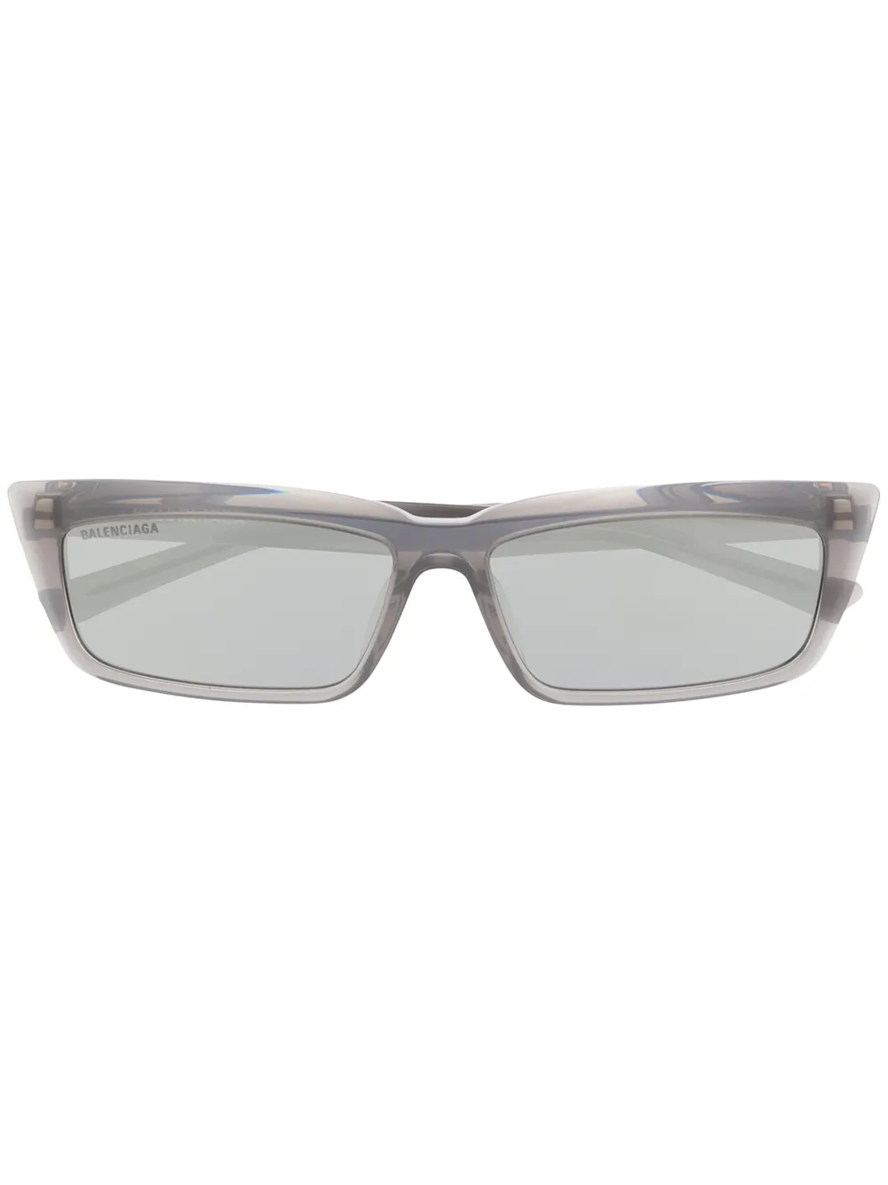 

Солнцезащитные очки в прямоугольной оправе Balenciaga Eyewear, серый