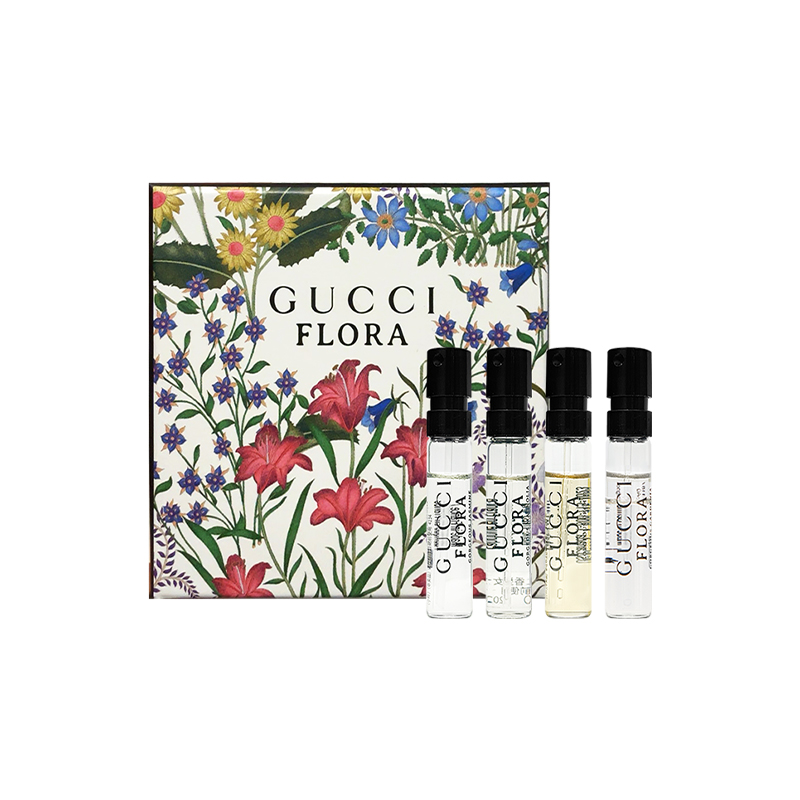 Подарочный набор женских ароматов Gucci Flora Gorgeous Vials Set, 1,5 мл*4 — фото 2