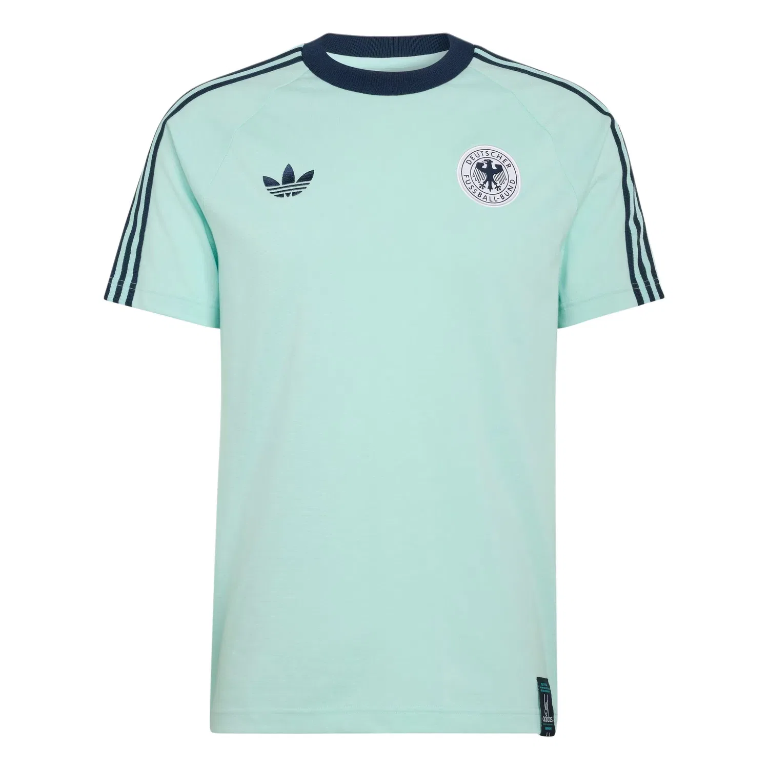Футболка мужская Light Shimmery Blue с круглым вырезом Moderate Adidas Originals