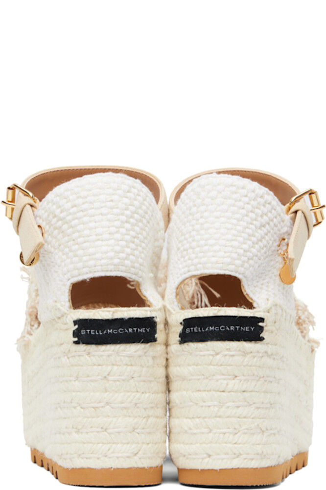 Сандалии Gaia на платформе с эспадрильями и танкеткой от Off-White & Beige Stella McCartney — фото 2