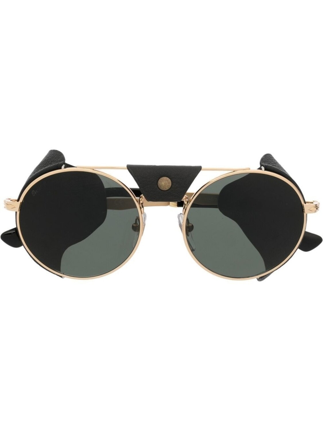 

Persol солнцезащитные очки в круглой оправе, золотистый