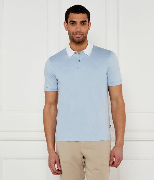 

Рубашка поло Slim fit Boss, синий