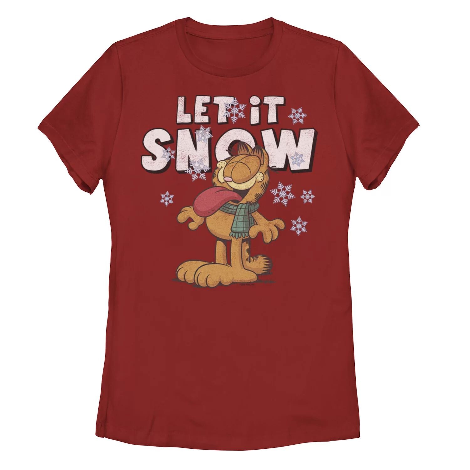 

Детская футболка Garfield Let It Snow с рисунком для улицы Licensed Character