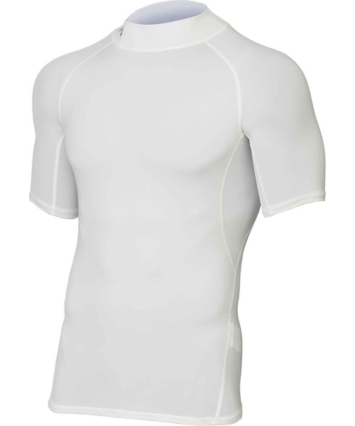 

Футболка мужская тренировочная с коротким рукавом, имитация бронежилета, технология HeatGear UNDER ARMOUR, белый