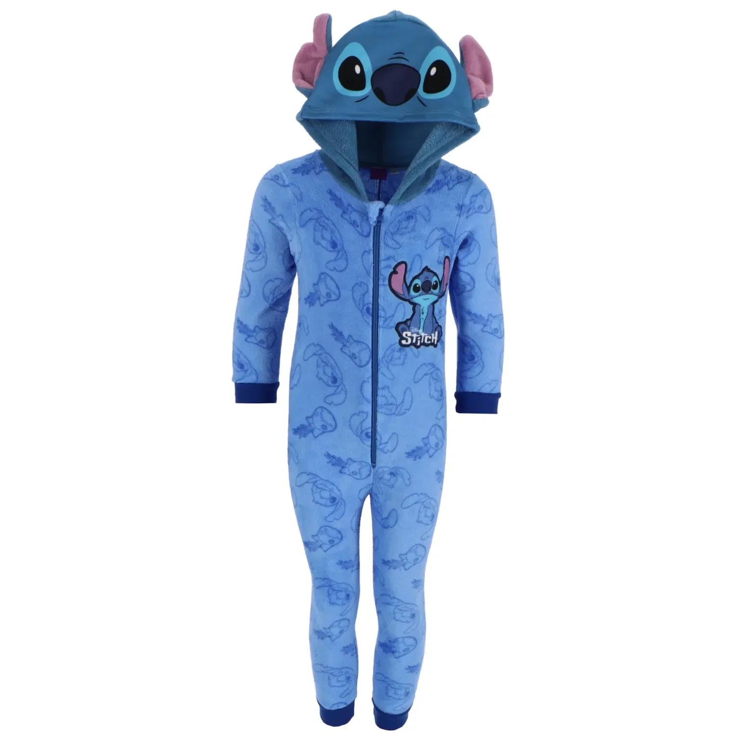 Пижама-комбинезон Stitch Disney, синий