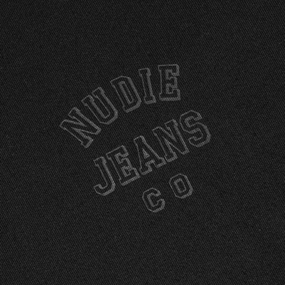 

Футболка с логотипом Nudie Jeans Co Roy, черный