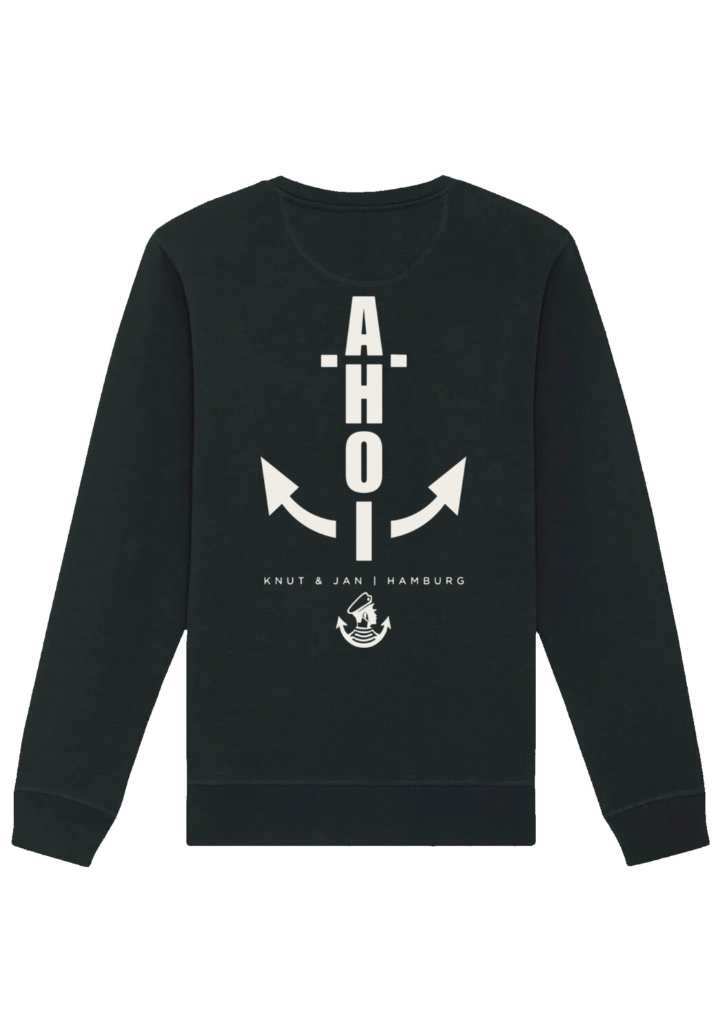 

Толстовка F4NT4STIC Unisex Ahoi Anker Knut & Jan Hamburg, черный