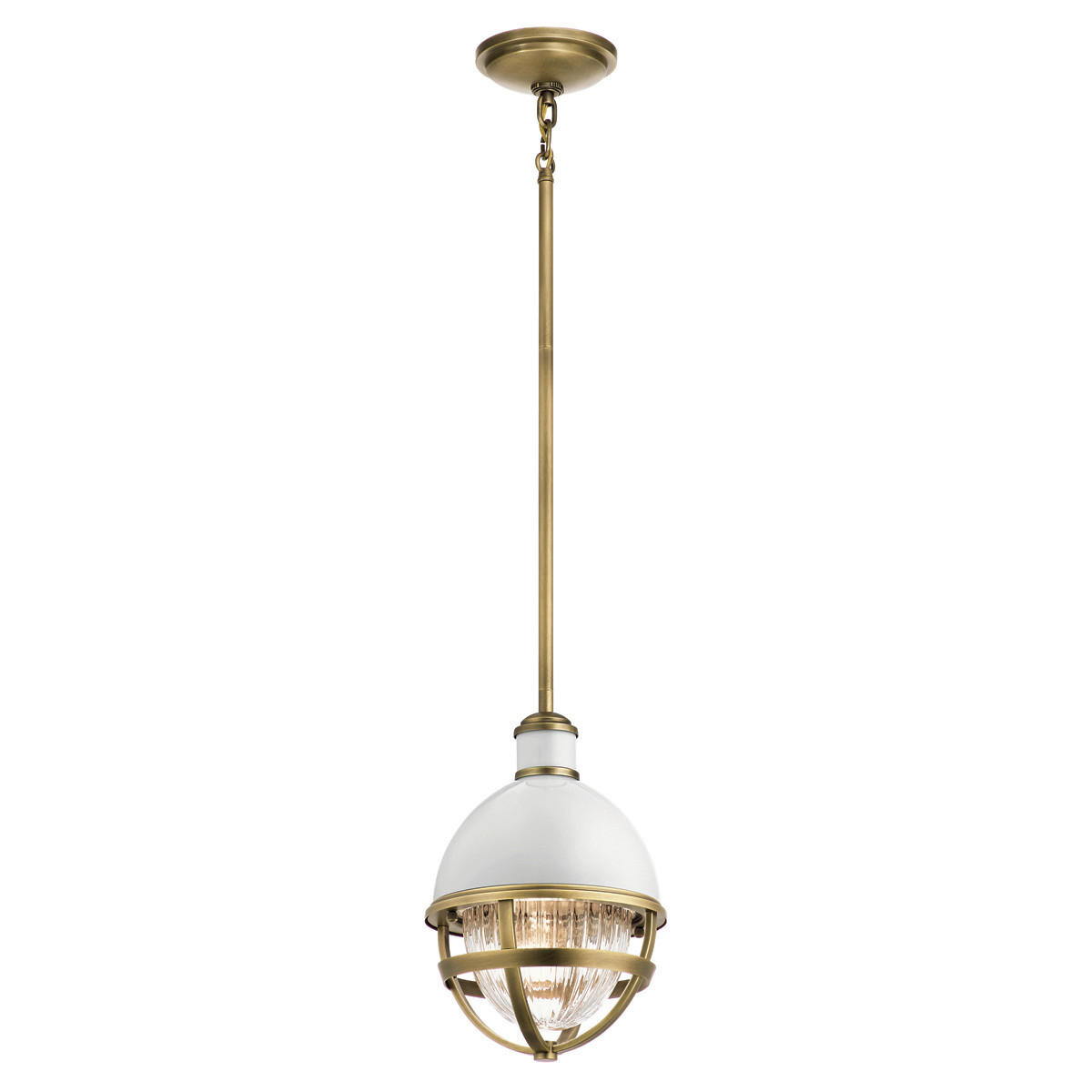 

Подвесной светильник Elstead Lighting, 20,4x44,5 см, белый/бронзовый