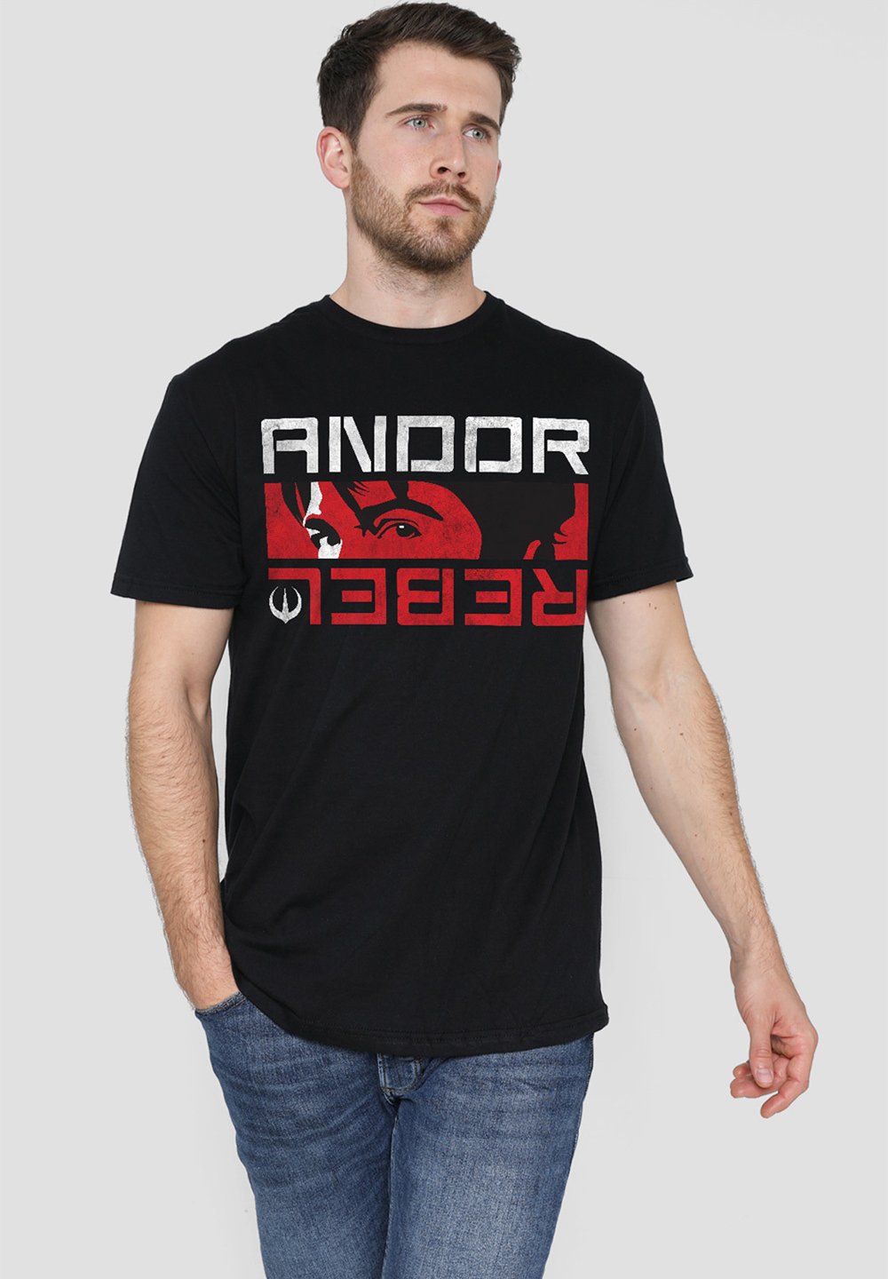 

Футболка с принтом ANDOR REBEL SPY Star Wars, черный