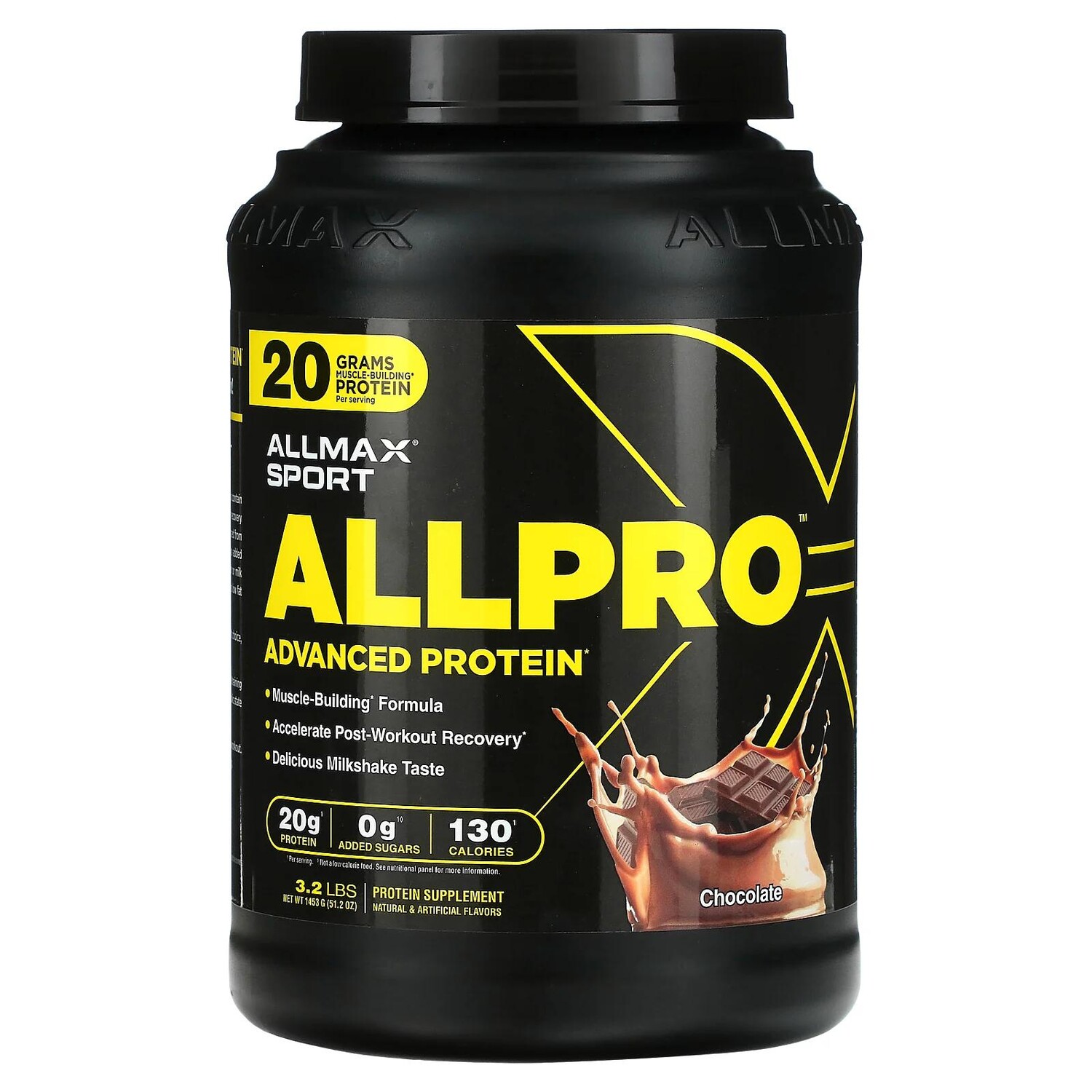 

ALLMAX Sport ALLPRO Advanced Protein с шоколадом 1453 г (3,2 фунта)