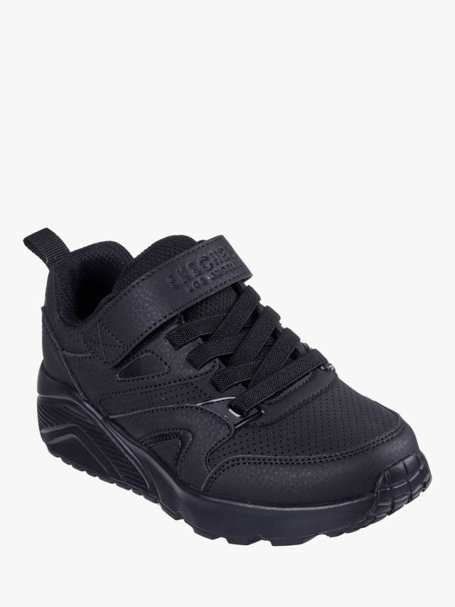 Детские школьные кроссовки Street Uno Lite Echo Surge на шнурках с липучкой Riptape Skechers — фото 2