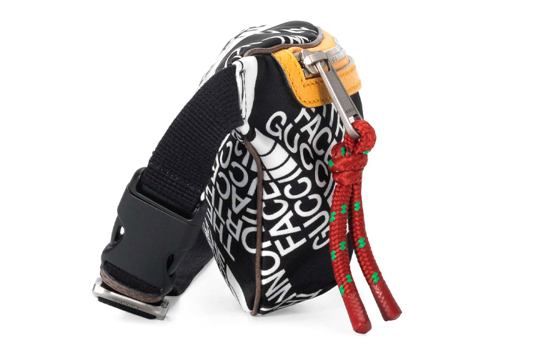 Сумка-пояс унисекс Gucci x The North Face из нейлона с кожаными деталями — фото 3