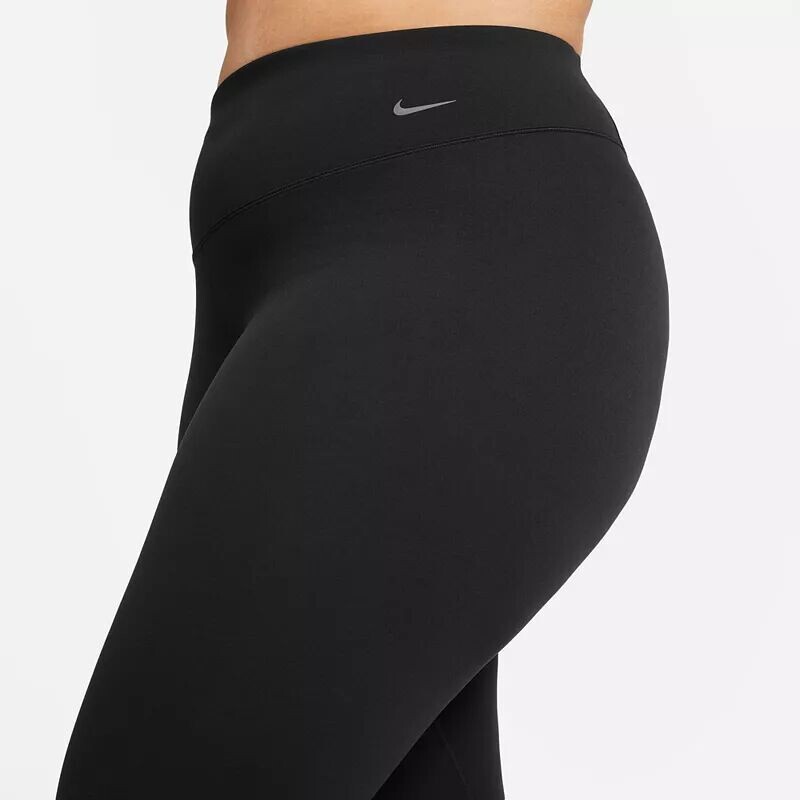 Женские леггинсы Nike Zenvy с высокой талией и мягкой поддержкой размером 7/8, черный — фото 4