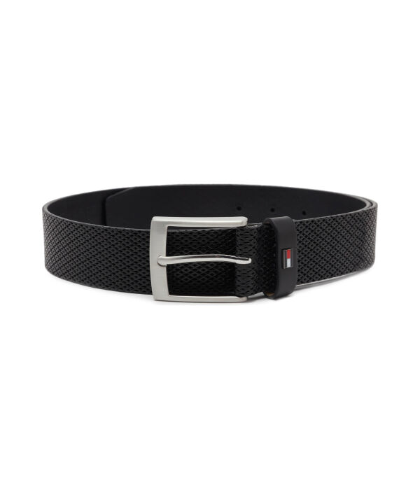 

Кожаный ремень adan 3.5 тисненый Tommy Hilfiger, черный