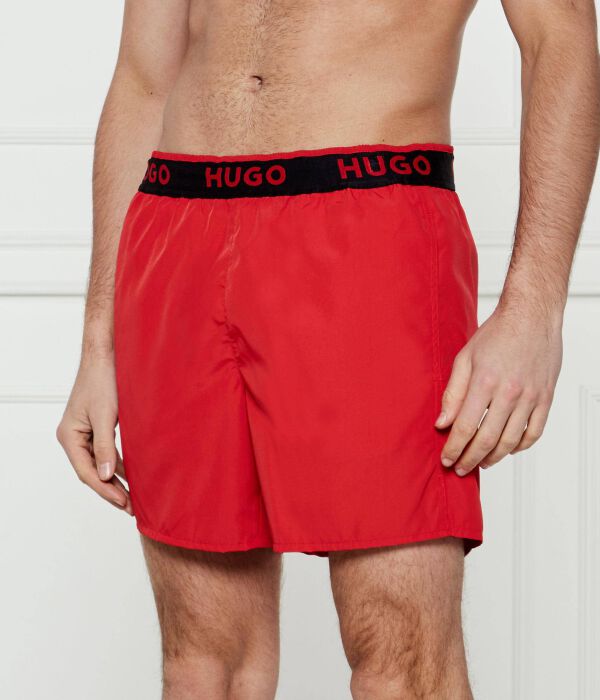 

Плавки-шорты Hugo Bodywear Tap Regular Fit, красный / черный