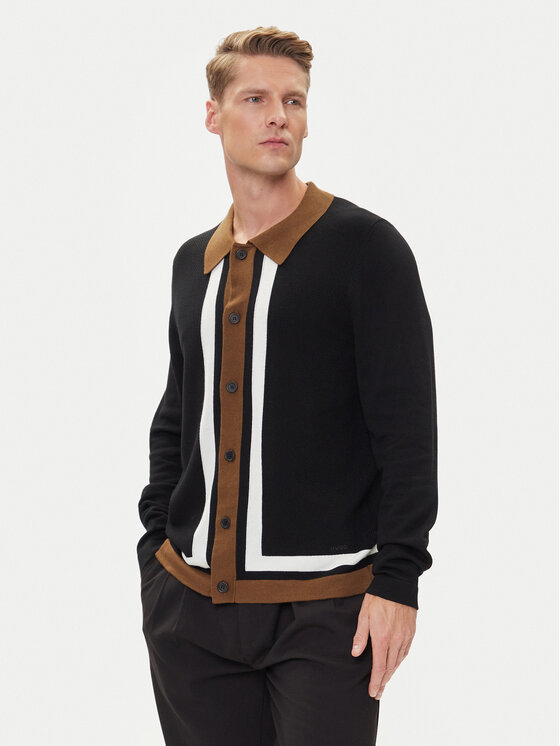 

Кардиган relaxed fit Splon 50543770 Hugo, чёрный