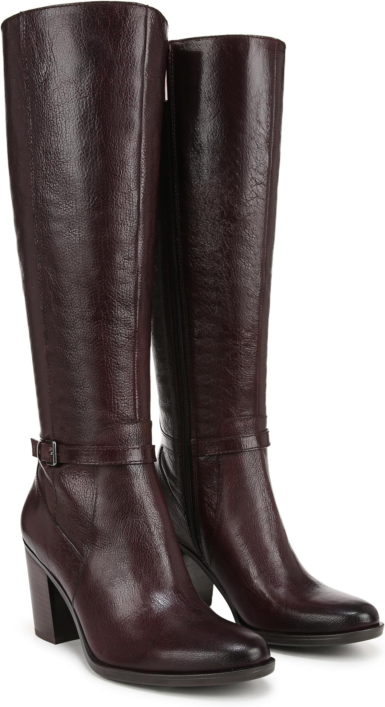 Ботинки Naturalizer Kalina - Extra Wide Shaft, цвет Wine Leather
