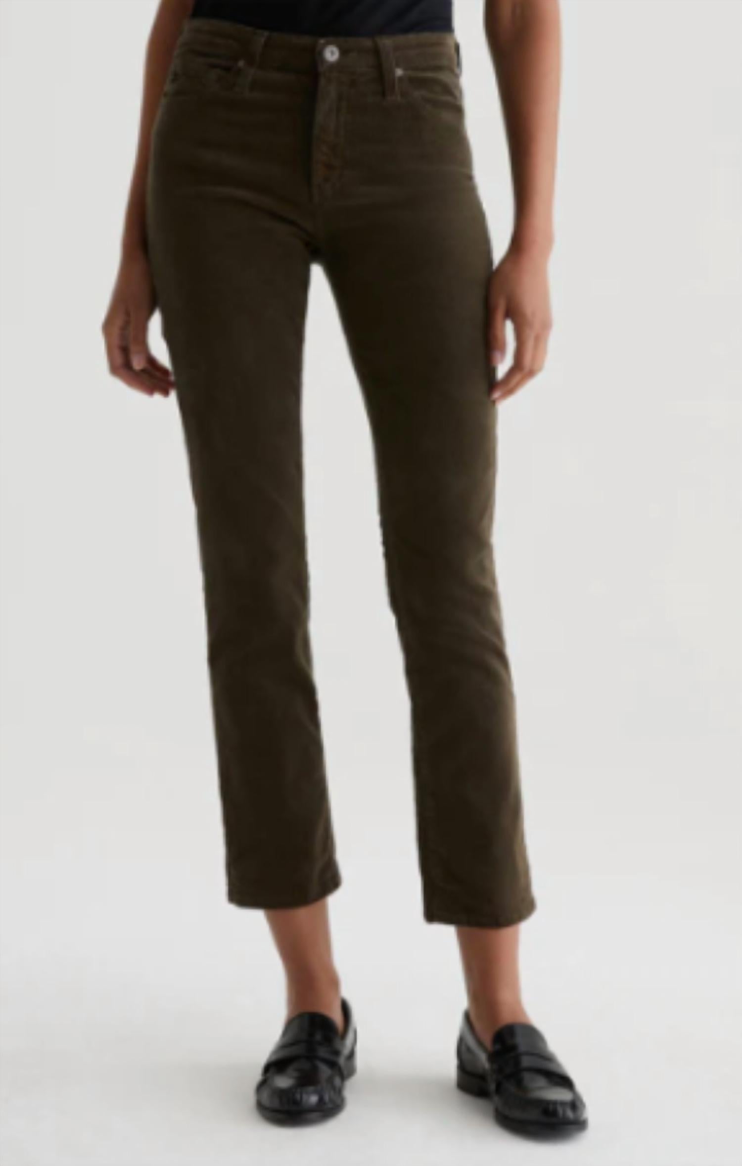 

Джинсы Mari Corduroy цвета Rich Umber AG Jeans