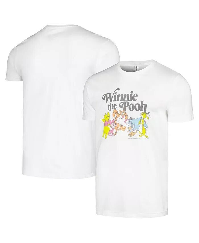

Мужская и женская белая футболка Winnie the Pooh Group Mad Engine