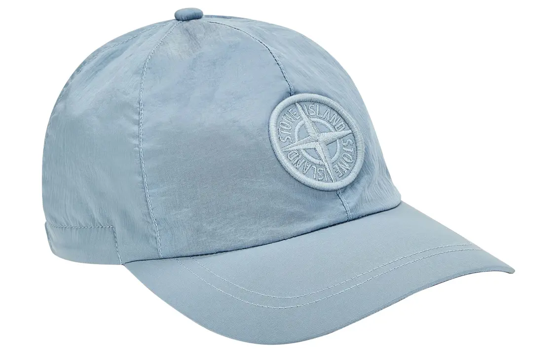

STONE ISLAND Нейлоновая металлическая бейсболка мужская сине-красная, Blue