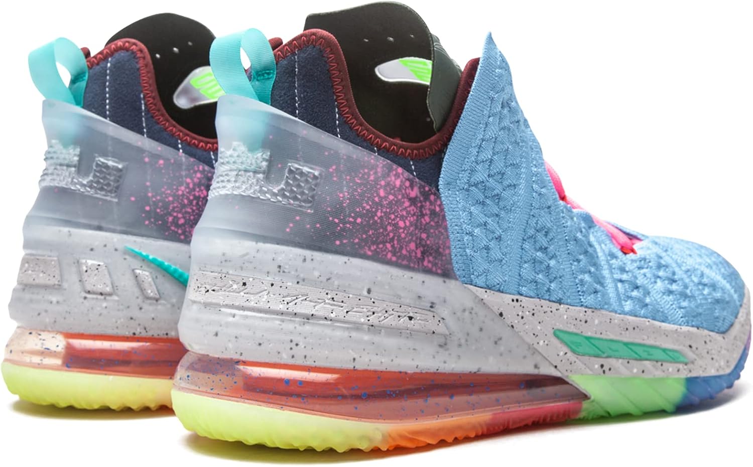 Мужские баскетбольные кроссовки Nike Lebron 181 Thru 9 светло-голубого цвета DM2813-400 — фото 3
