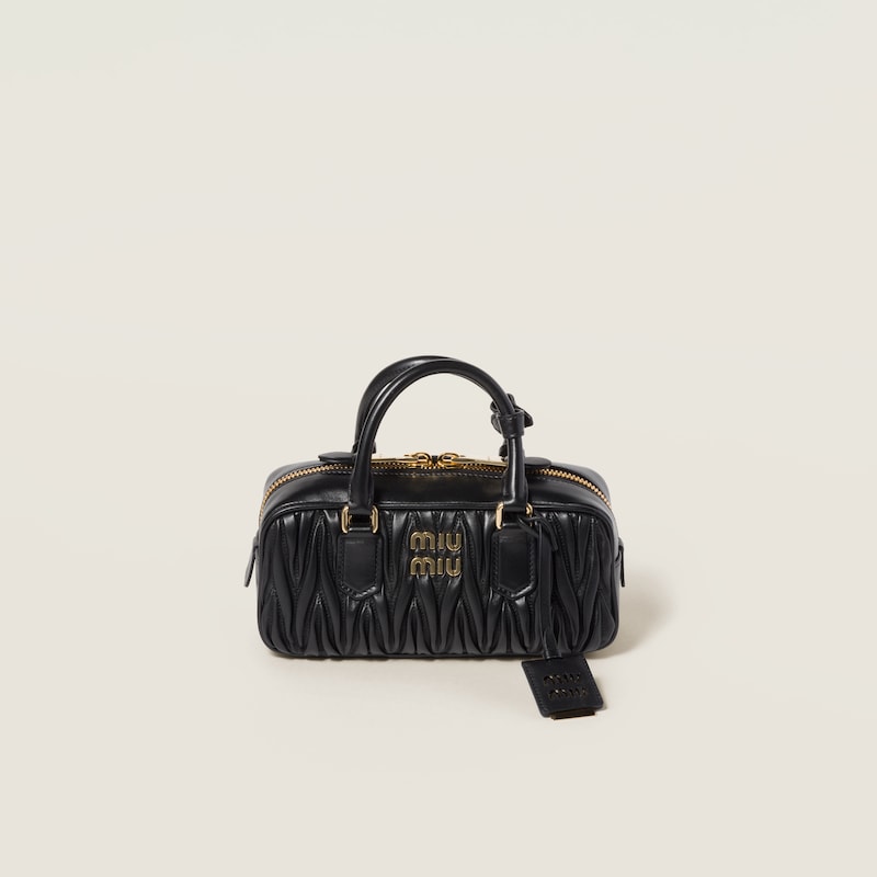 

Сумка Arcadia из стеганой кожи наппа Miu Miu, черный