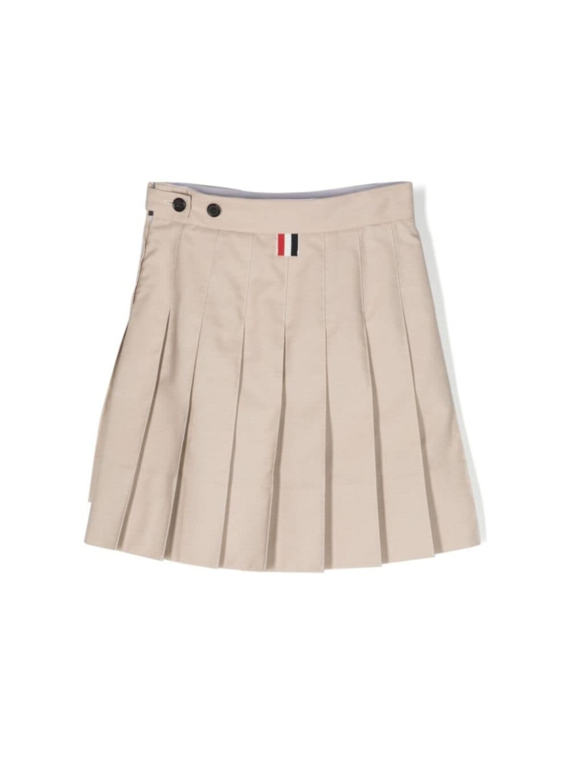 Thom Browne Kids юбка мини Typewriter Cloth, коричневый — фото 2