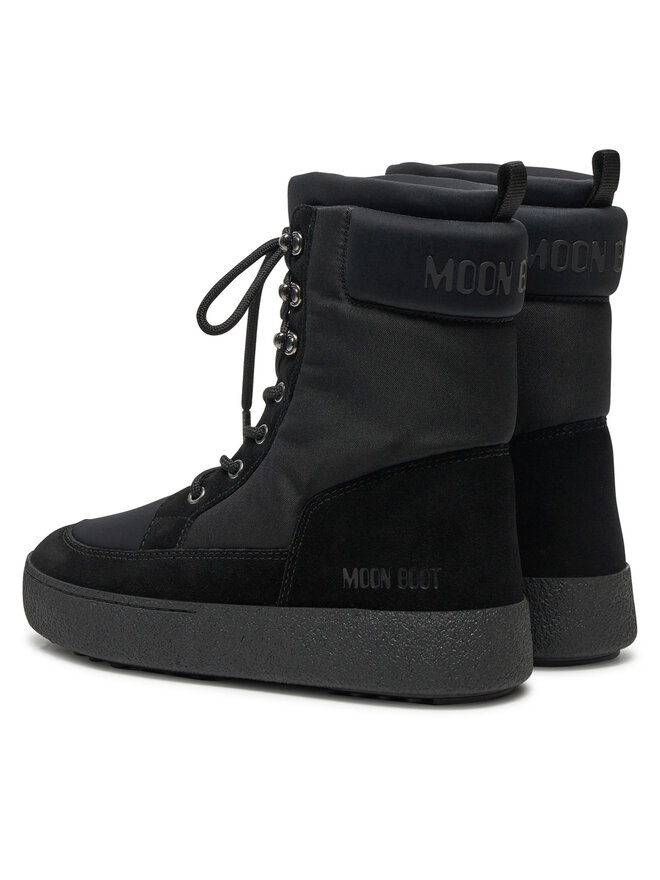 Зимние ботинки женские Moon Boot Ltrack Combat комбинированные, черный — фото 3