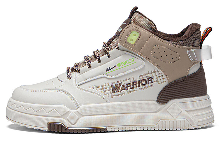 

Кроссовки WARRIOR Skateboarding Shoes Men High-top Beige/Brown, коричневый