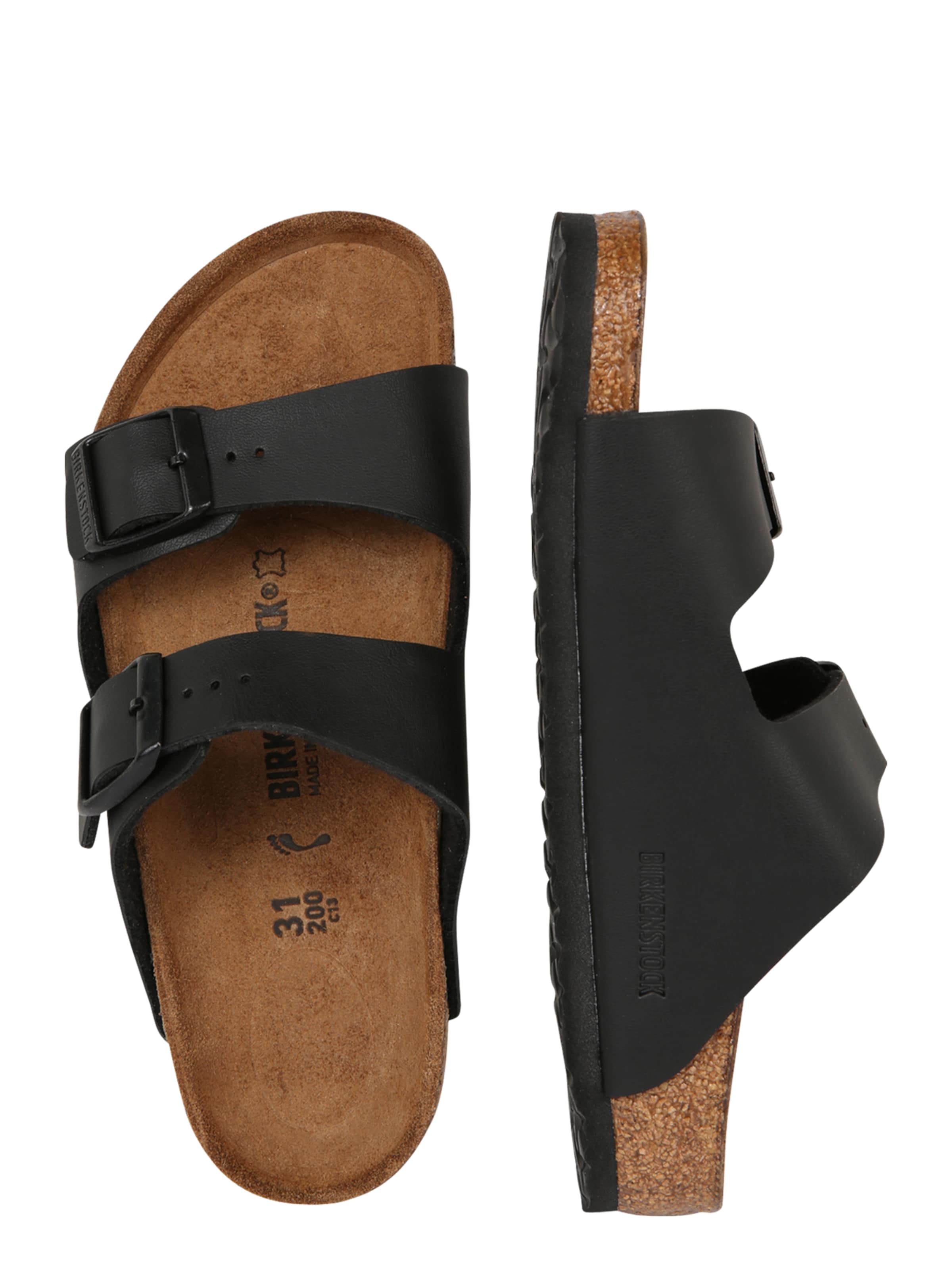 BIRKENSTOCK Сандалии 'Arizona' в черном цвете — фото 2